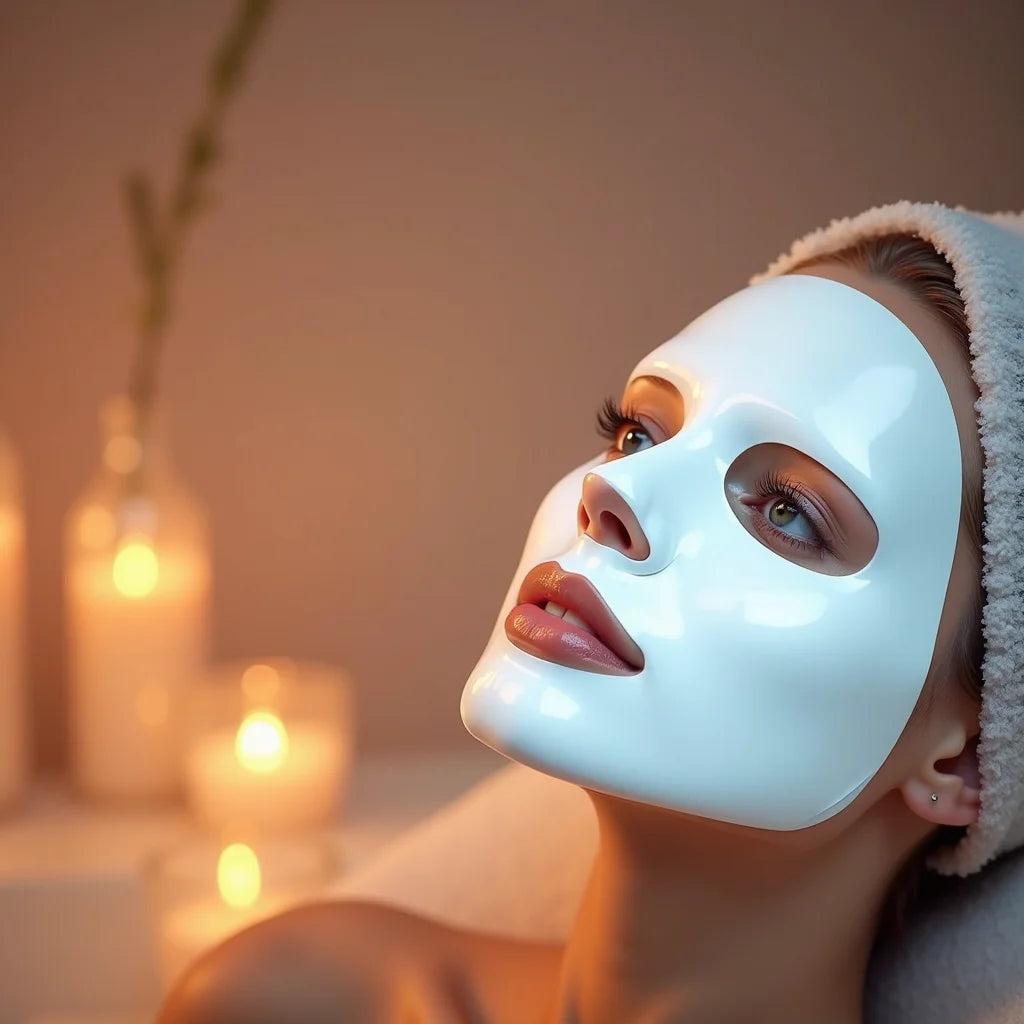 Light Therapy Facial Mask - Masque de luminothérapie visage pour une peau radieuse