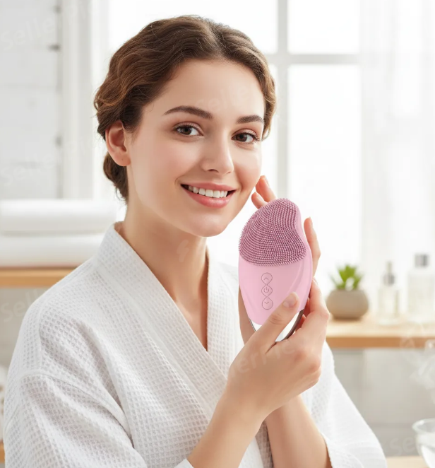 Kahina PureClean™ Brosse Faciale Sonique – Nettoyage Doux par KahinaGlow™