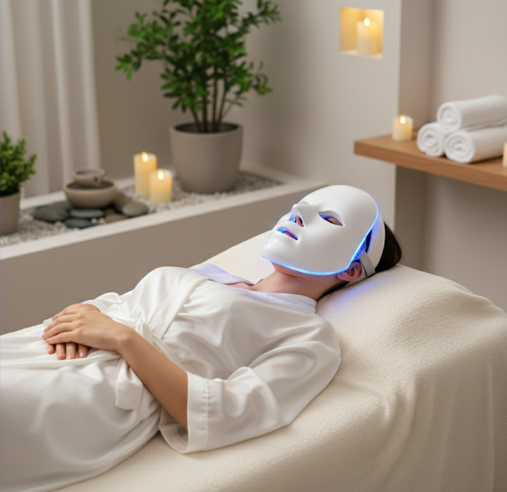 Kahina LumiMask™ – Masque LED pour Routine Beauté à Domicile