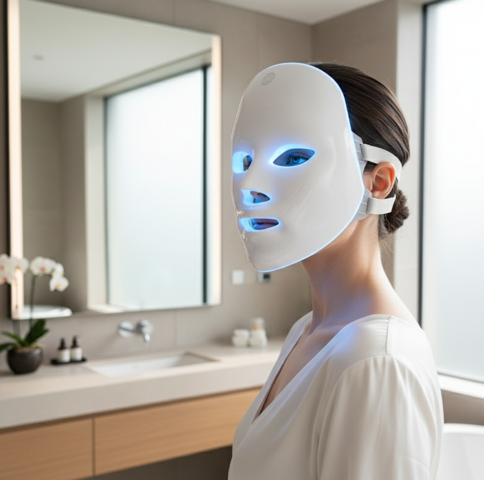 Kahina LumiMask™ – Masque LED pour Routine Beauté à Domicile